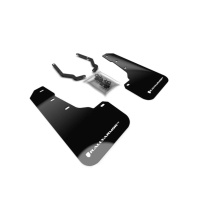 18+ Subaru XV Crosstrek Främre Svarta Stänkskydd Vit Logo Rally Armor